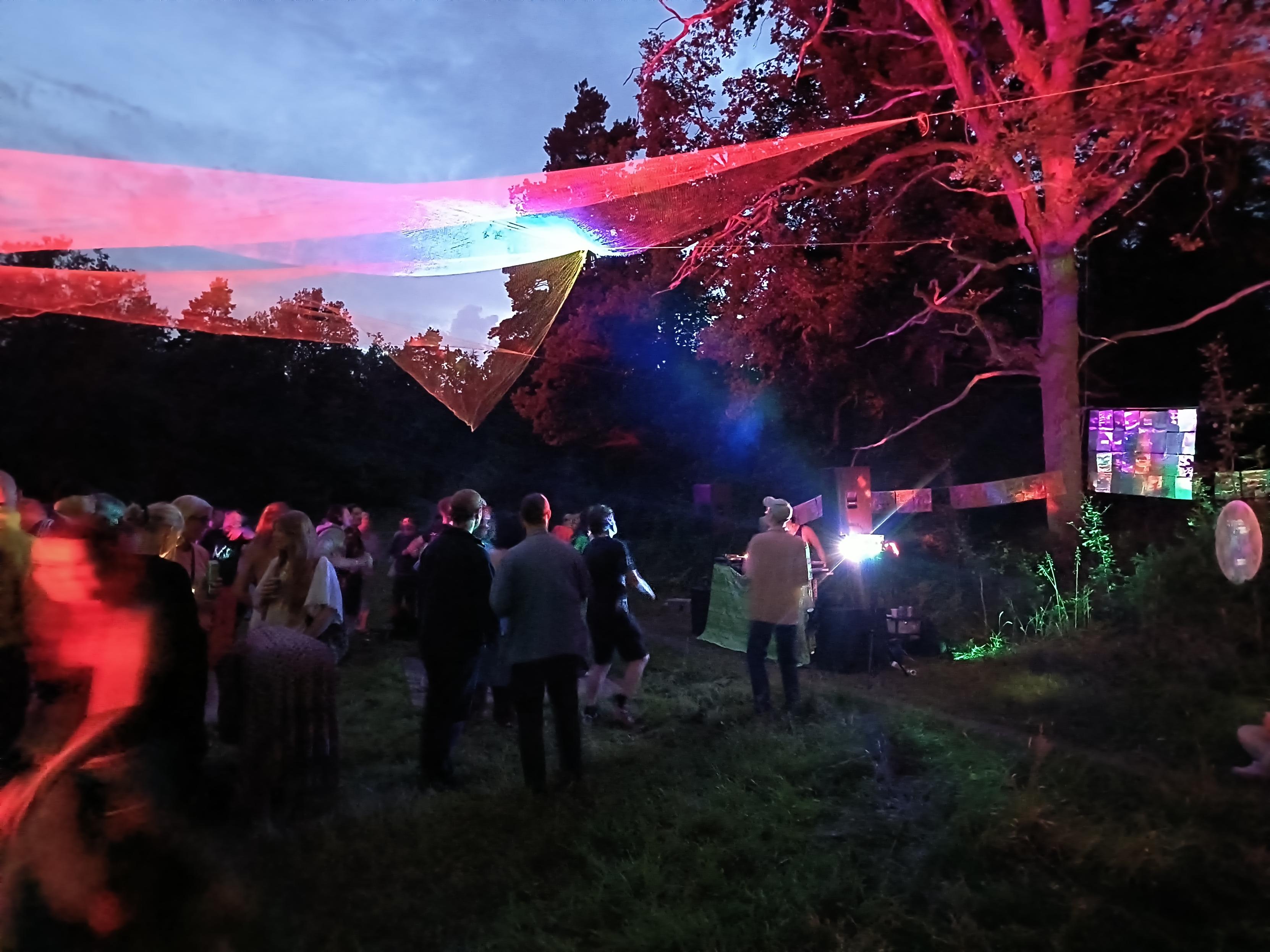 Another pic of the dancefloor taken at night when it's almost dark